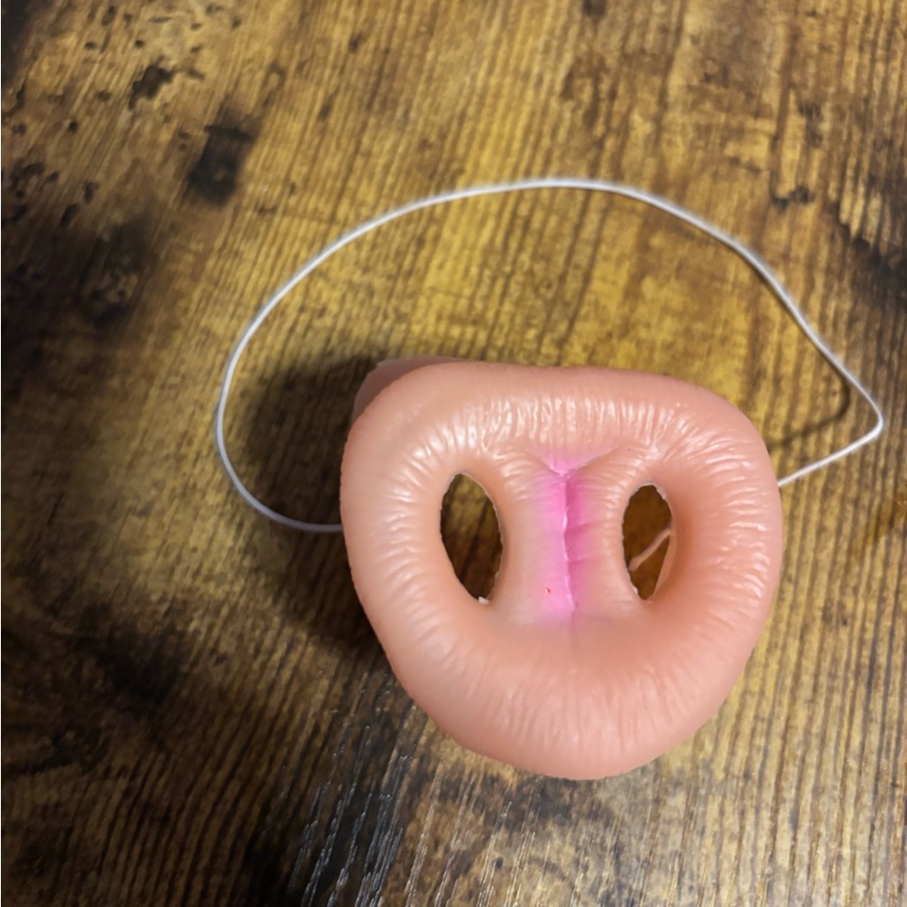 Pig nose. For dress up or other animal festivities. O/S.